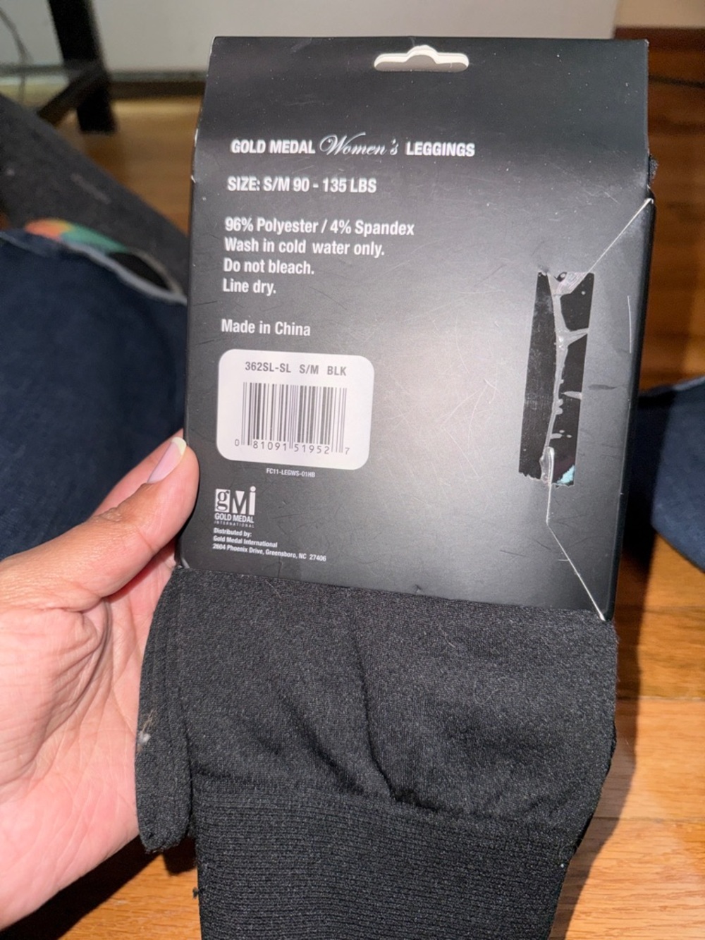 Women Fleece-Lined Seamless Leggings - Black (S/M) - Picture 2 of 2